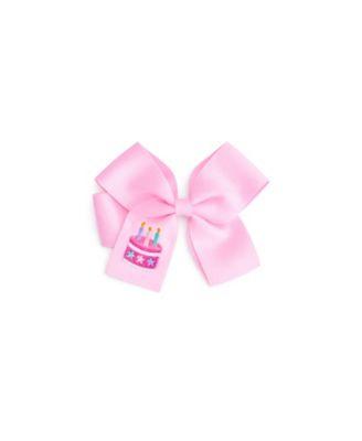 Girls' Birthday Cake Hair Bow by BITS&BOWS