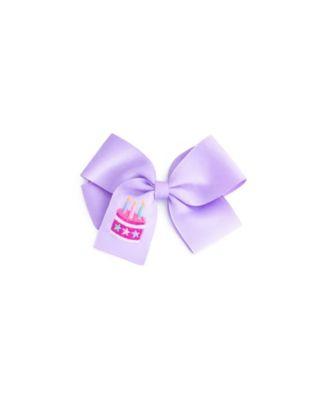Girls' Birthday Cake Hair Bow by BITS&BOWS