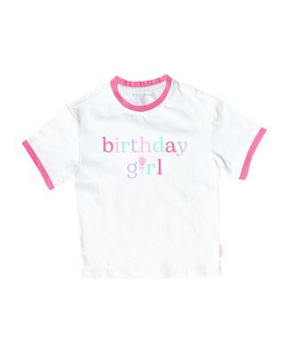 Girls' Birthday Girl Crewneck T-shirt by BITS&BOWS