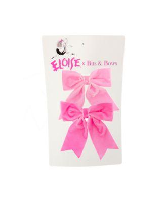 Girls' Eloise Velvet Hair Bow Barrette Set - Little Kid by BITS&BOWS
