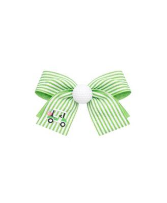 Girls' Golf Ball Seersucker Hair Bow by BITS&BOWS