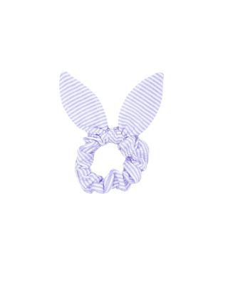 Girls' Lilly Lavender Seersucker Bow Scrunchie - Little Kid by BITS&BOWS