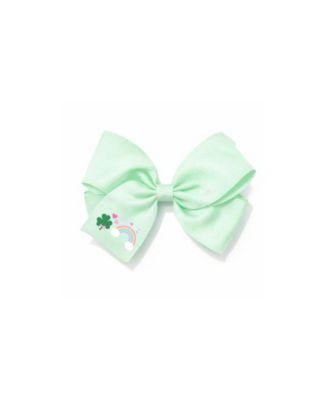 Girls' Shamrock Hair Bow by BITS&BOWS