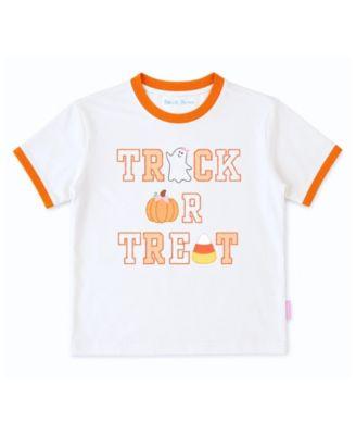 Girls' Trick-or-Treat Halloween Bow Crewneck Tee - Baby by BITS&BOWS