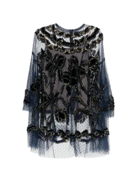 bead-embellished blouse by BIYAN