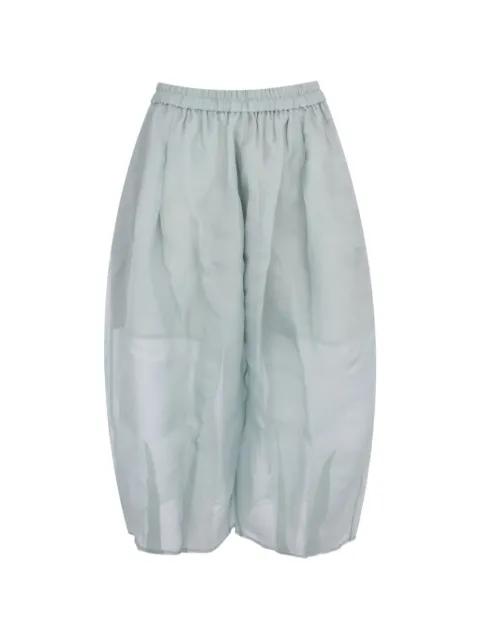 elasticated-waist trousers by BIYAN
