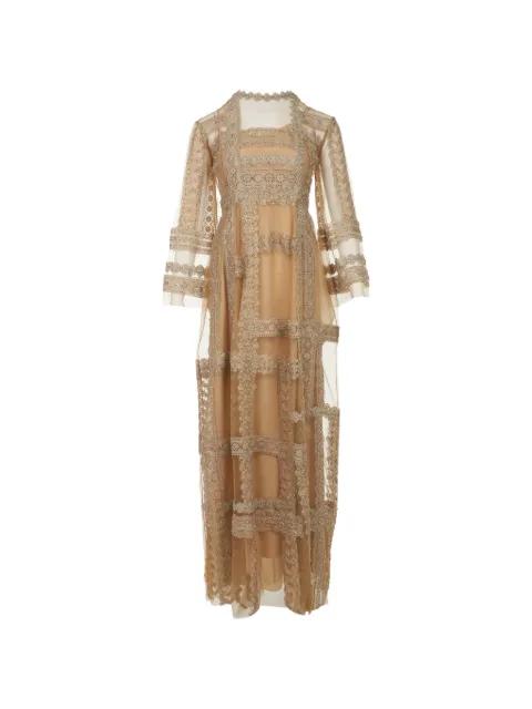 lace embroidered dress by BIYAN