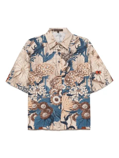 printed short-sleeved shirt by BIYAN