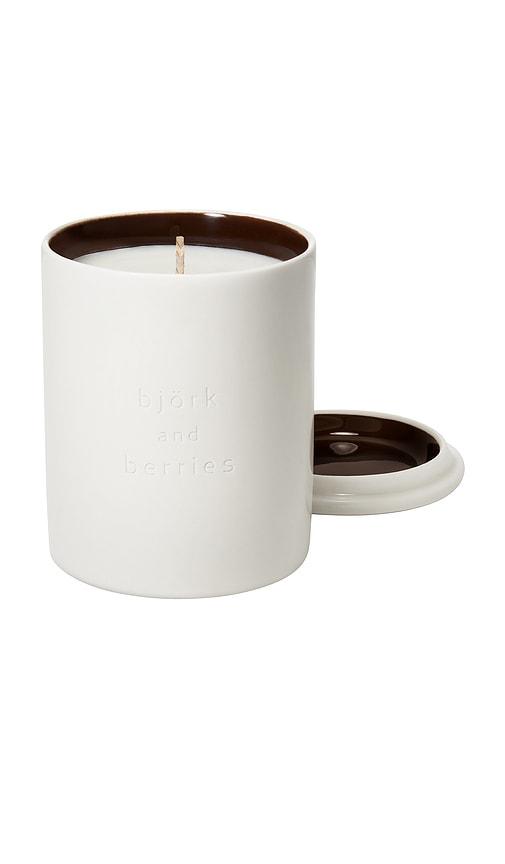 BjÃ¶rk and Berries White Forest Scented Candle in Beauty by BJAPRK&BERRIES