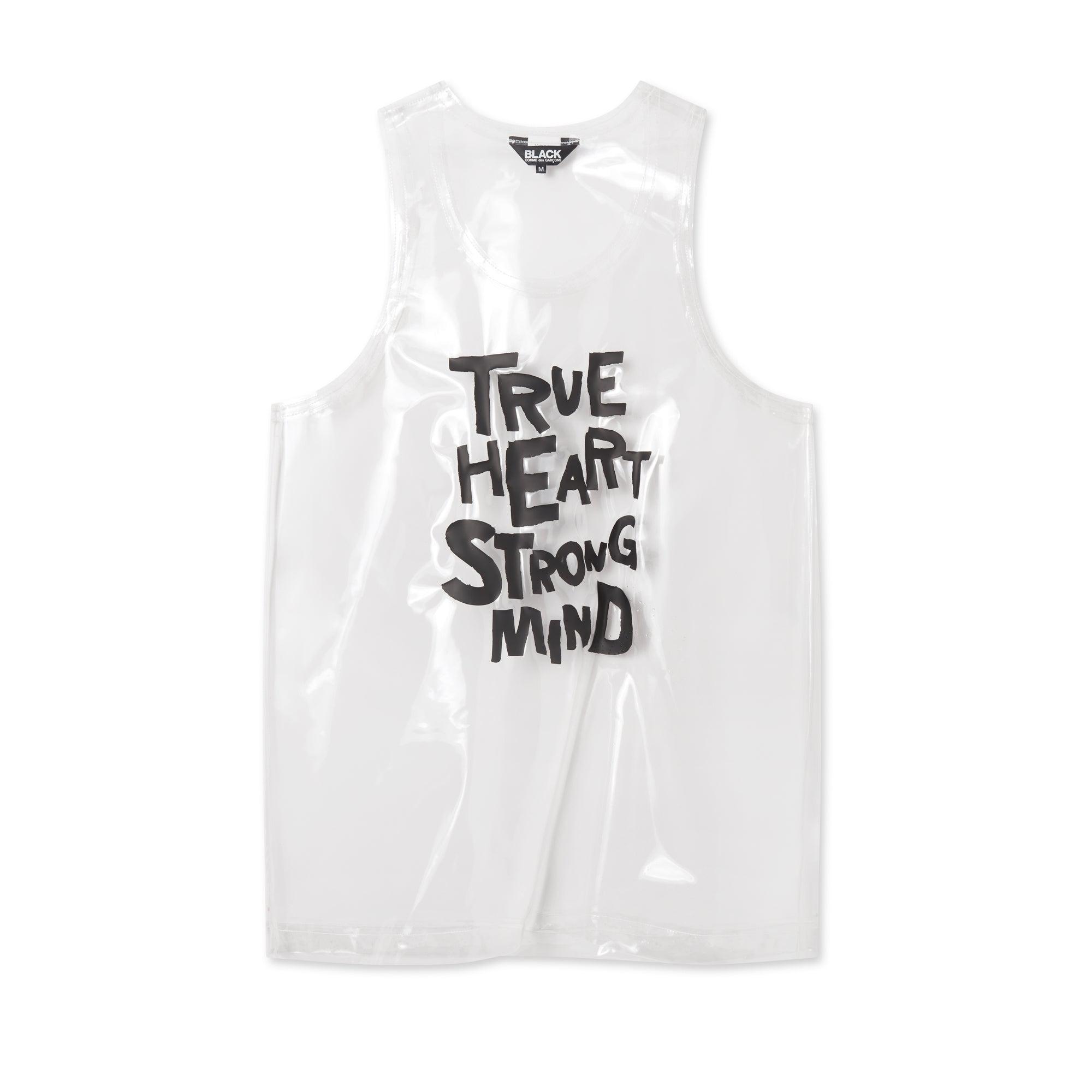 BLACK Comme des Garçons - Clear Message Tanktop - (Clear) by BLACK CDG BLACK Comme des Garçons - Clear Message Tanktop - (Clear) by BLACK CDG