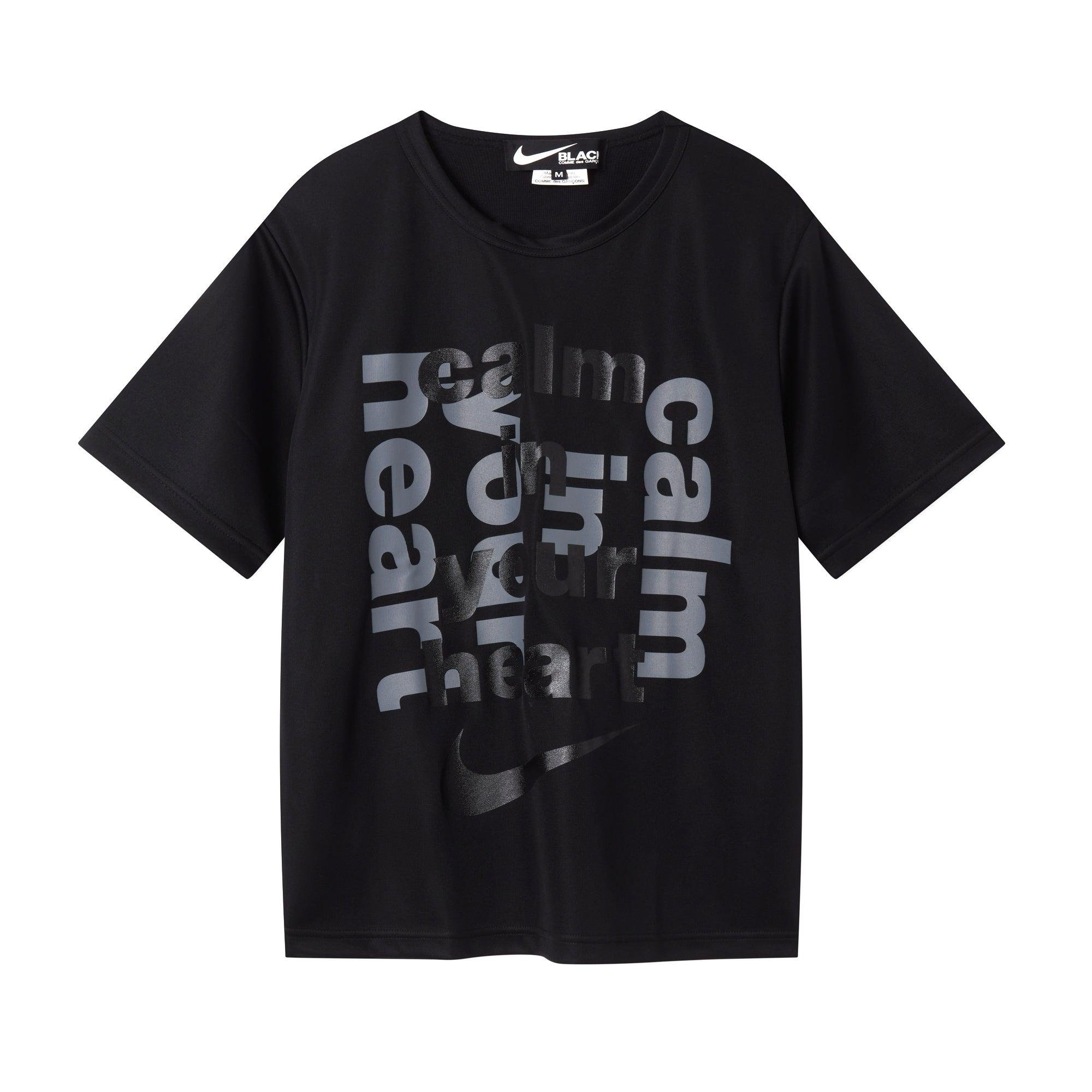 BLACK Comme des Garçons - Nike Calm in Your Heart T-Shirt - (Black) by BLACK CDG