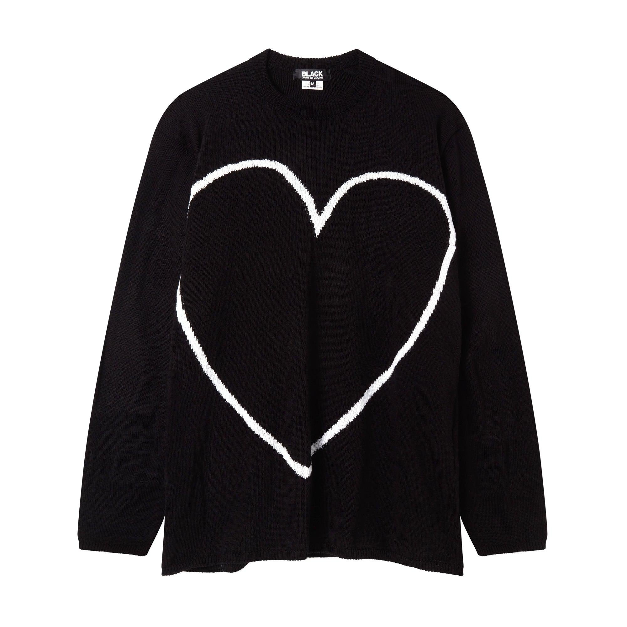 BLACK Comme des Garçons - Oversized Pullover - (Black) by BLACK CDG