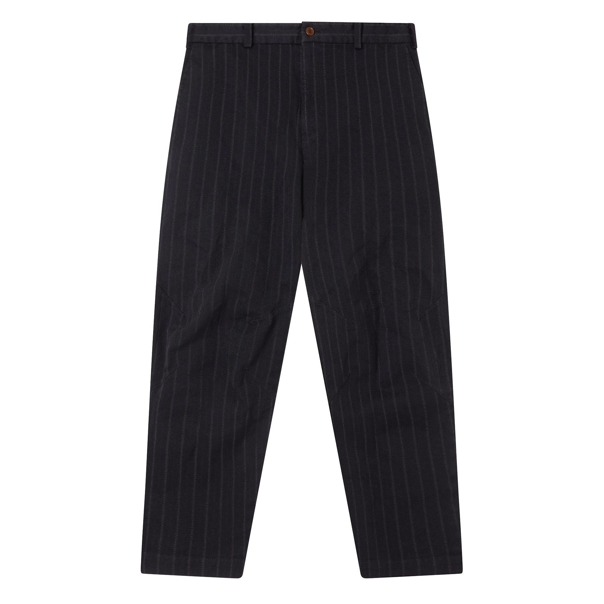 BLACK Comme des Garçons - Stripe Suit Pants - (Black) by BLACK CDG