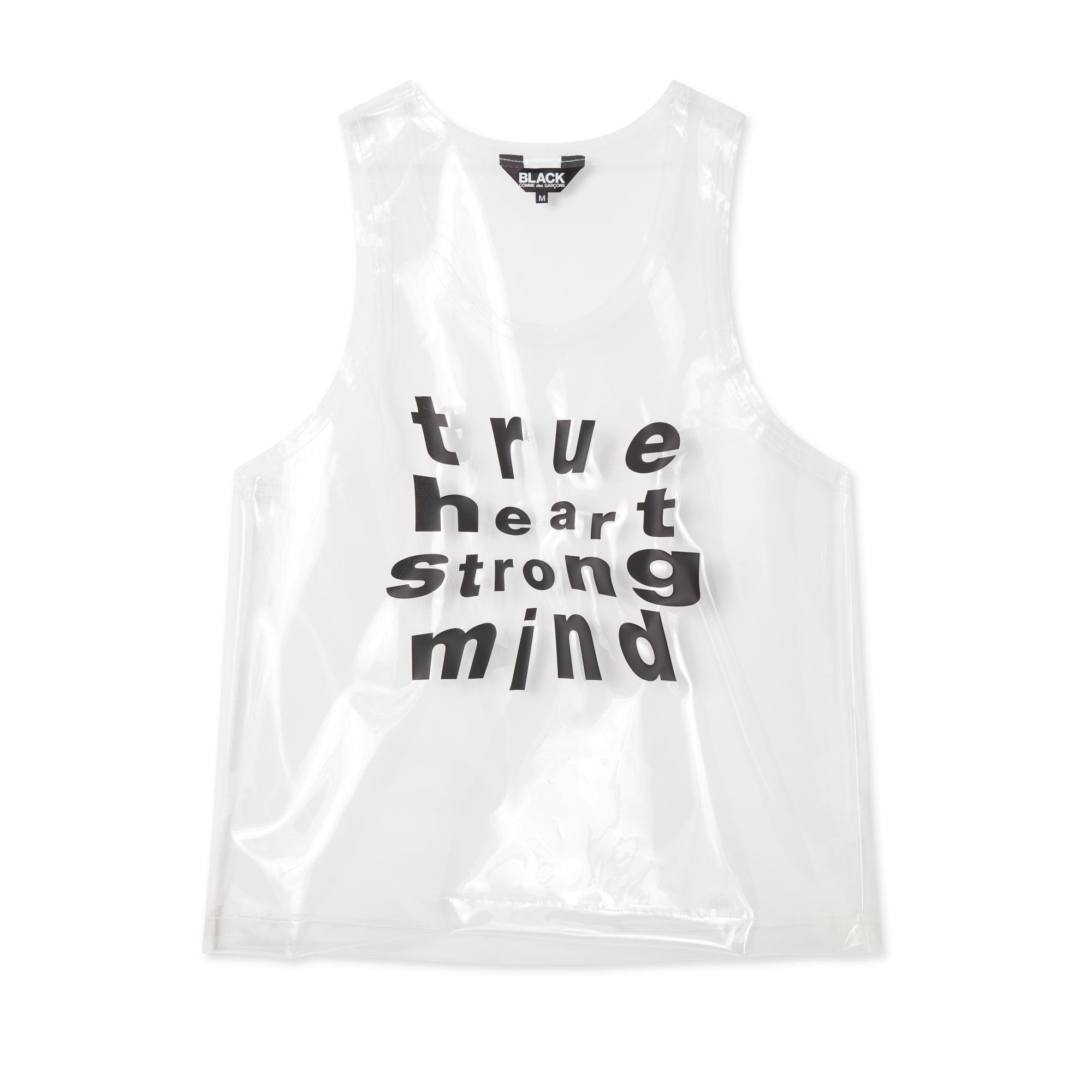 BLACK Comme des Garçons - Transparent Tanktop - (Clear) by BLACK CDG
