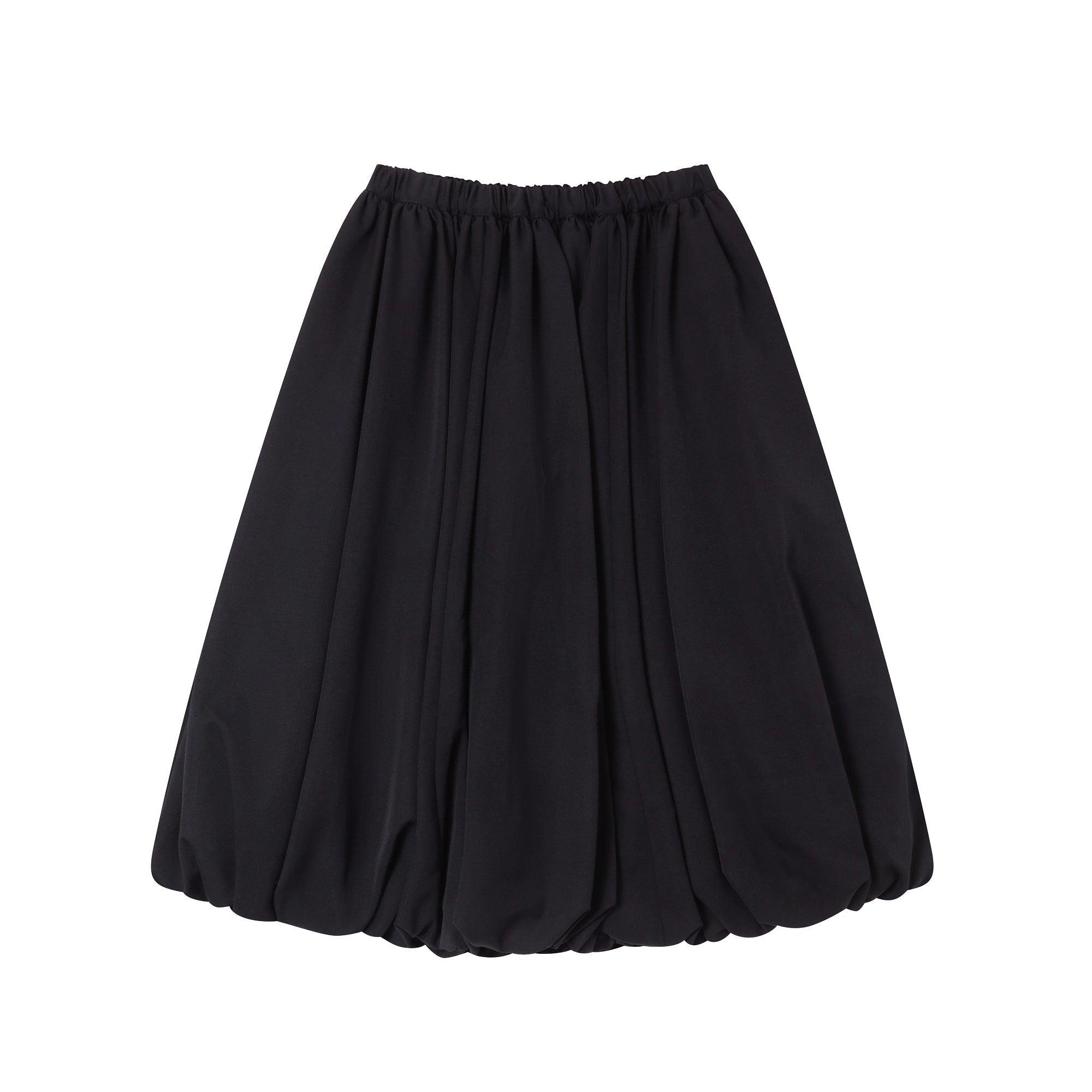 BLACK Comme des Garçons - Wool Gabardine Skirt - (Black) by BLACK CDG