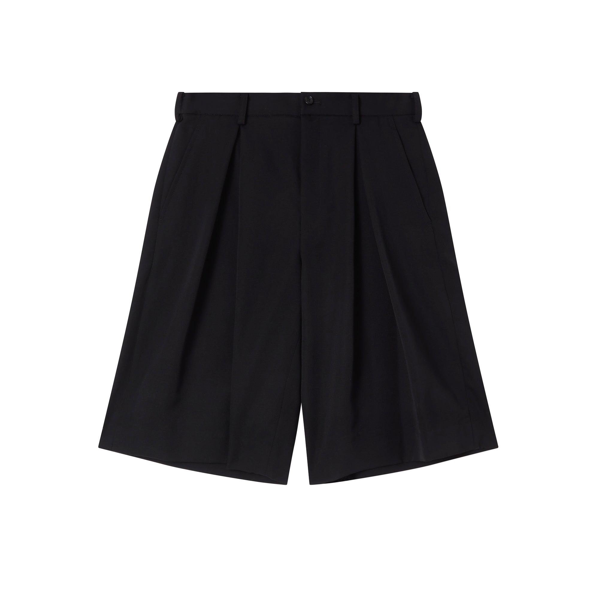 BLACK Comme des Garçons - Wool Shorts - (Black) by BLACK CDG