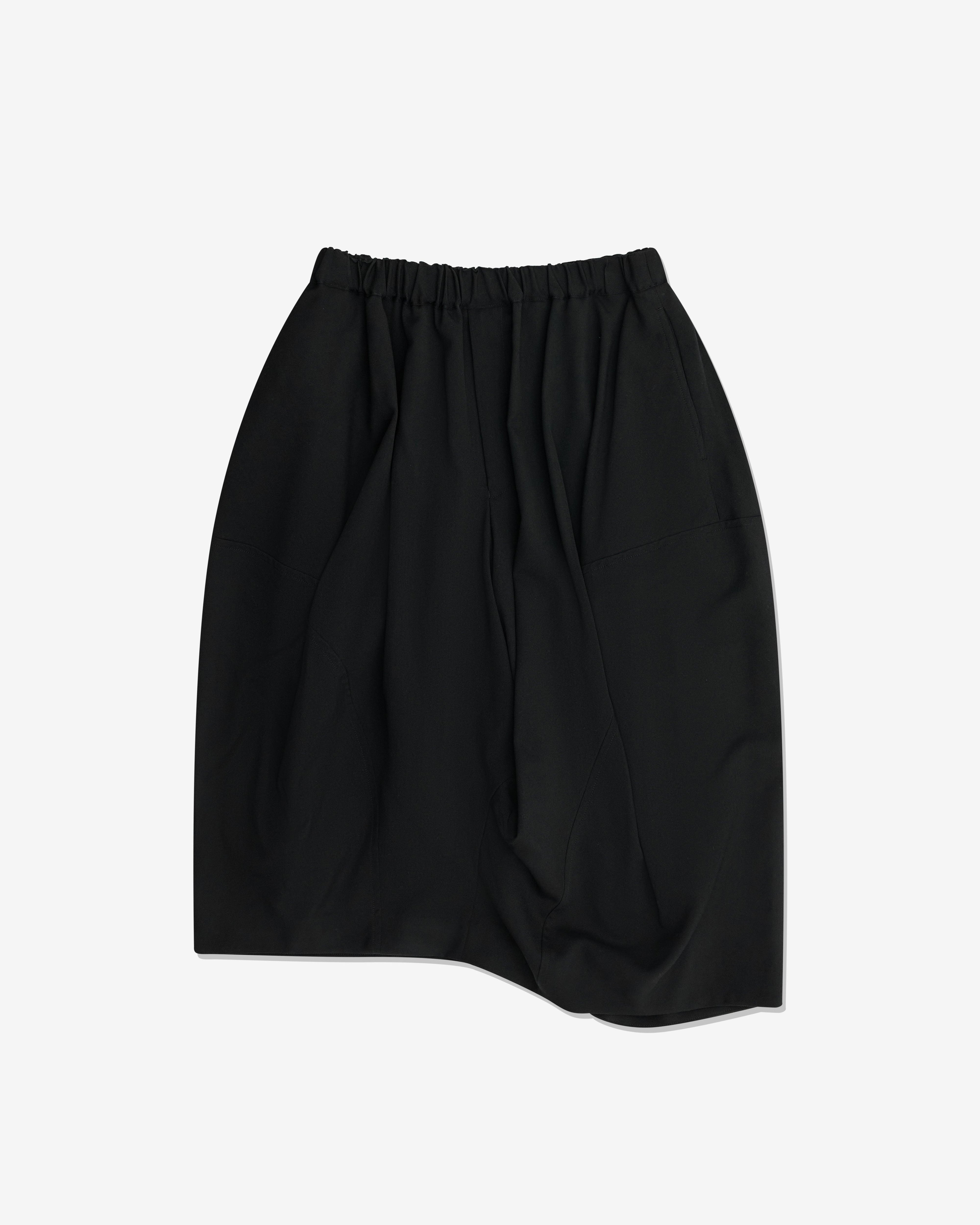 Black Comme des Garçons - Asymmetric Hem Skirt - (Black) by BLACK CDG