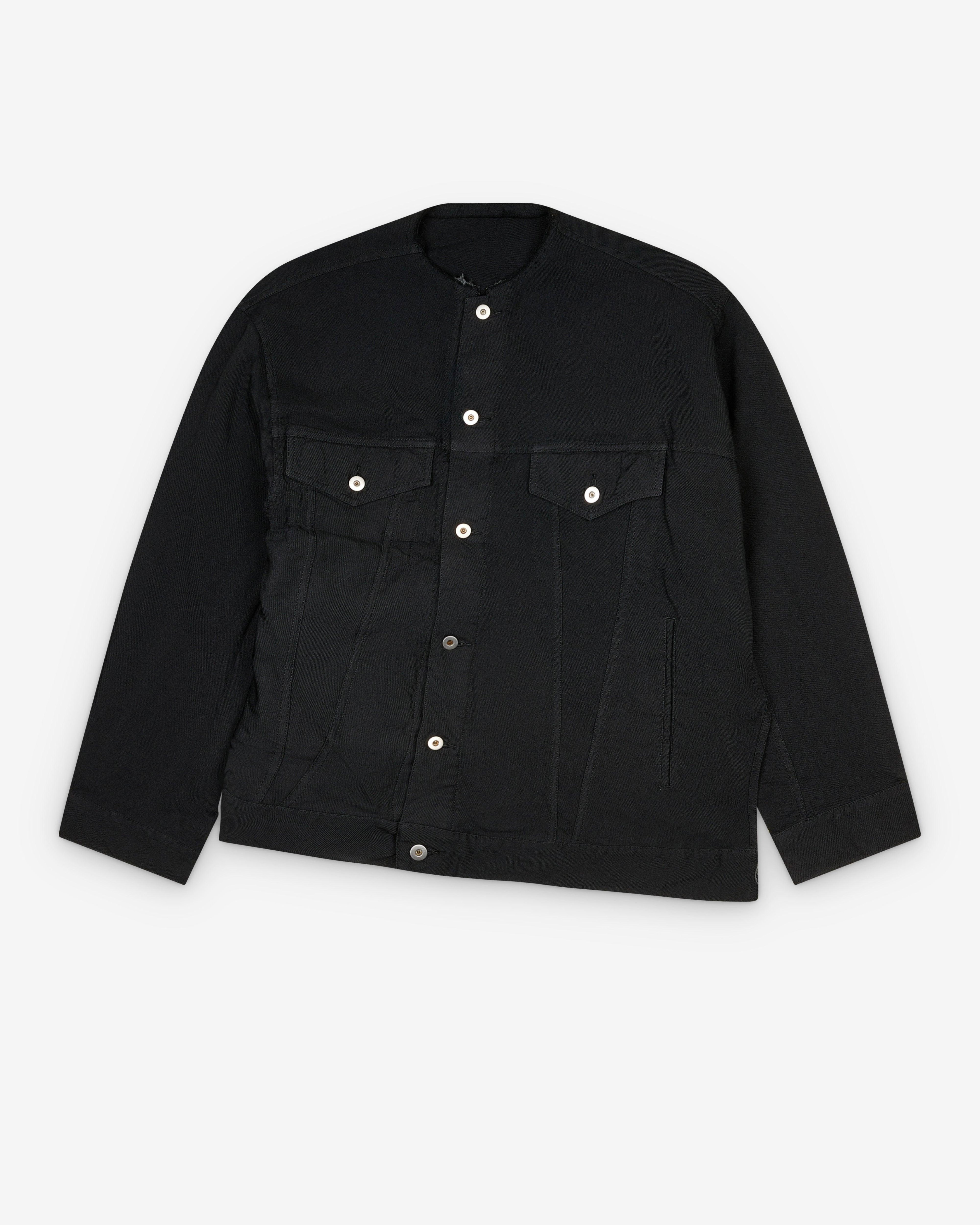 Black Comme des Garçons - Asymmetric Jacket - (Black) by BLACK CDG
