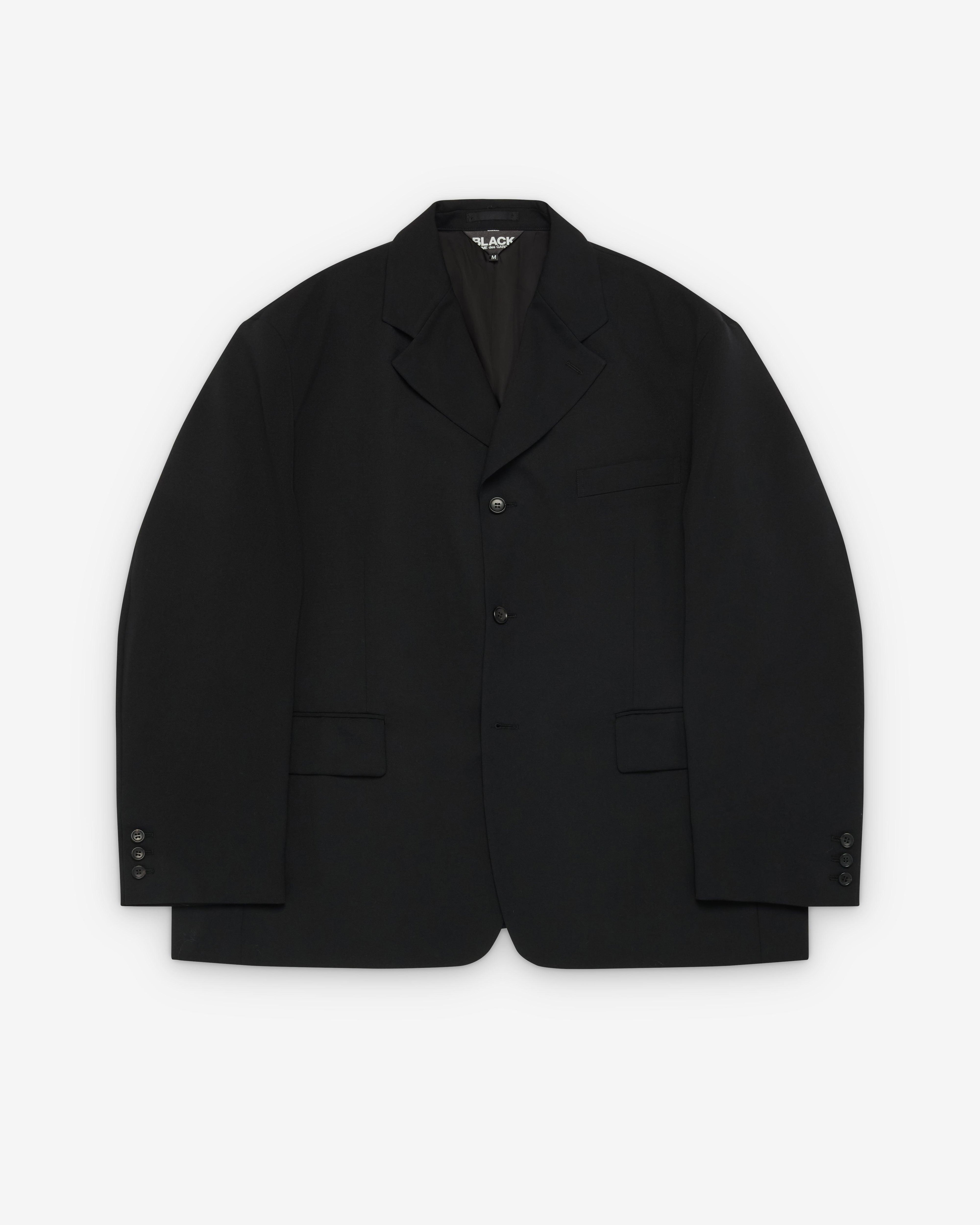 Black Comme des Garçons - Boxy Fit Blazer - (Black) by BLACK CDG