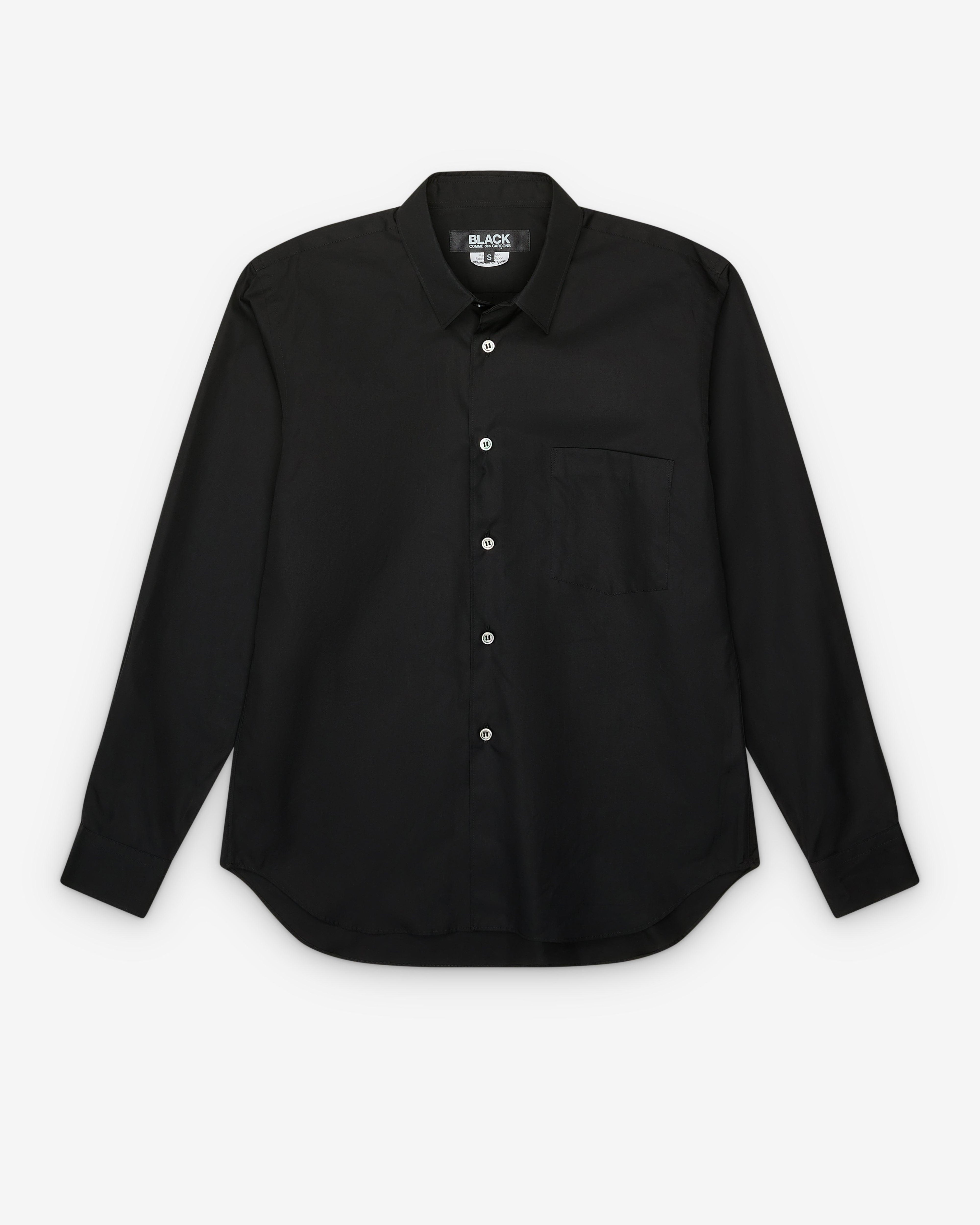 Black Comme des Garçons - Button-Up Blouse - (Black) by BLACK CDG