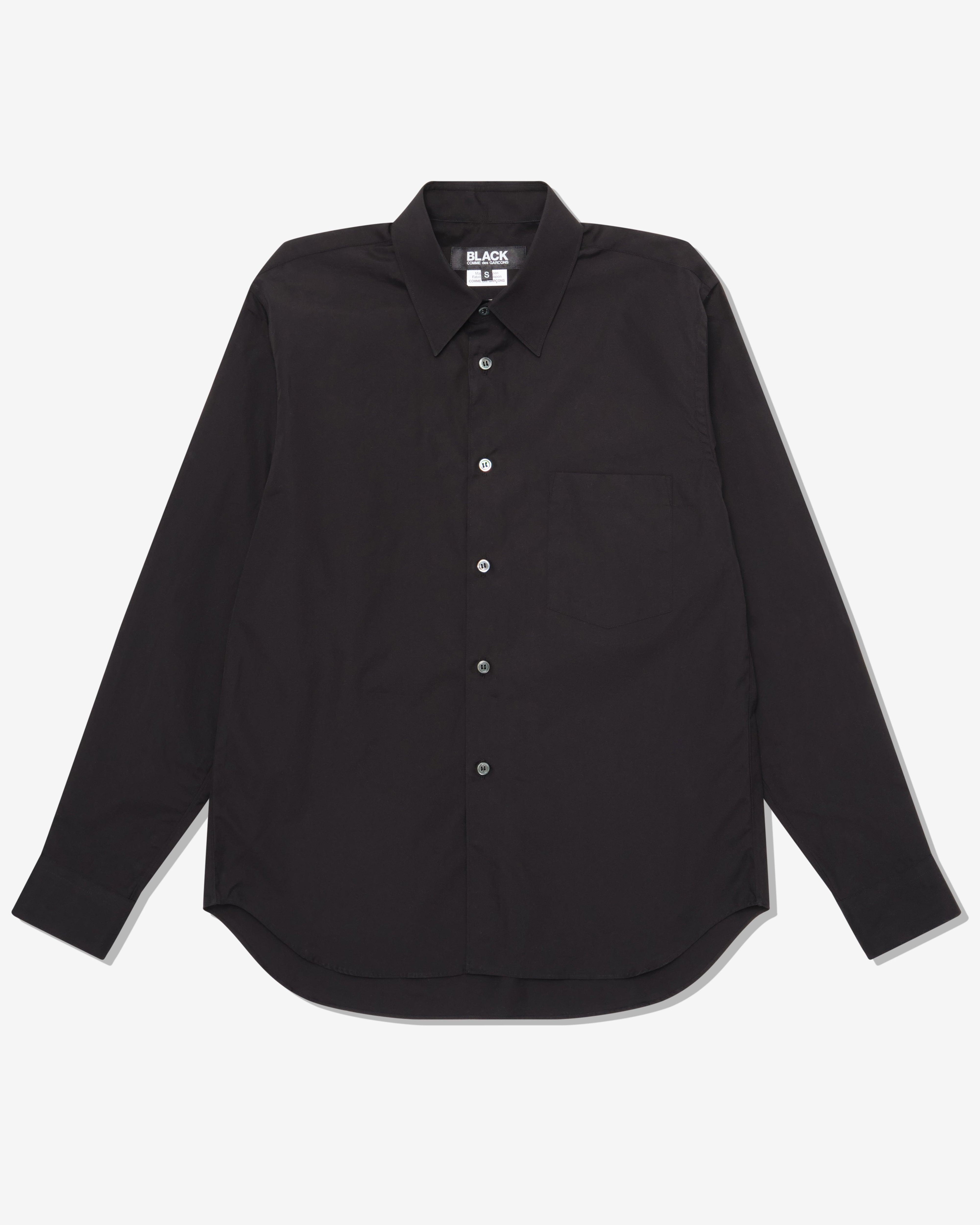 Black Comme des Garçons - Classic Shirt - (Black) by BLACK CDG