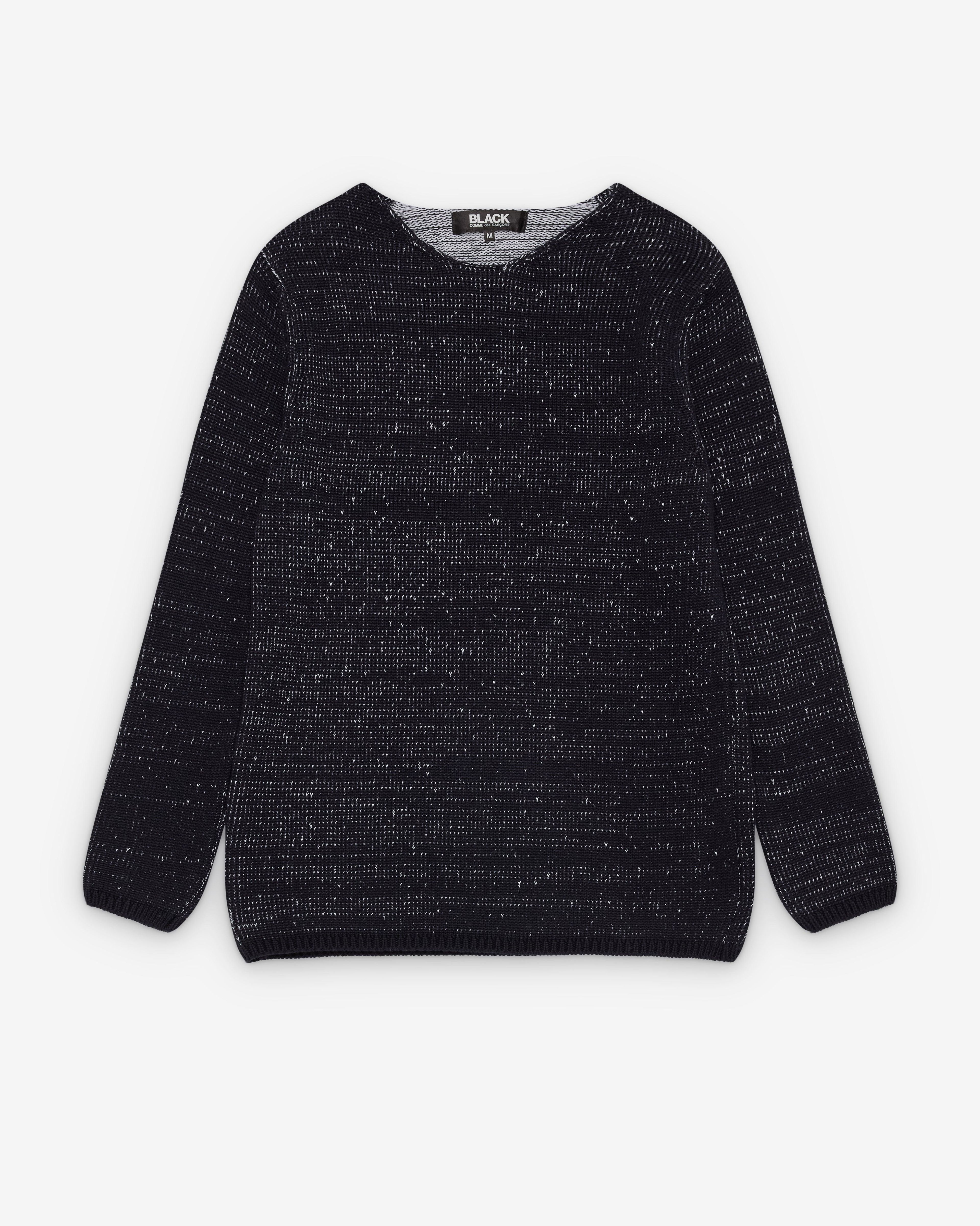 Black Comme des Garçons - Denim Knit Sweater - (Indigo) by BLACK CDG