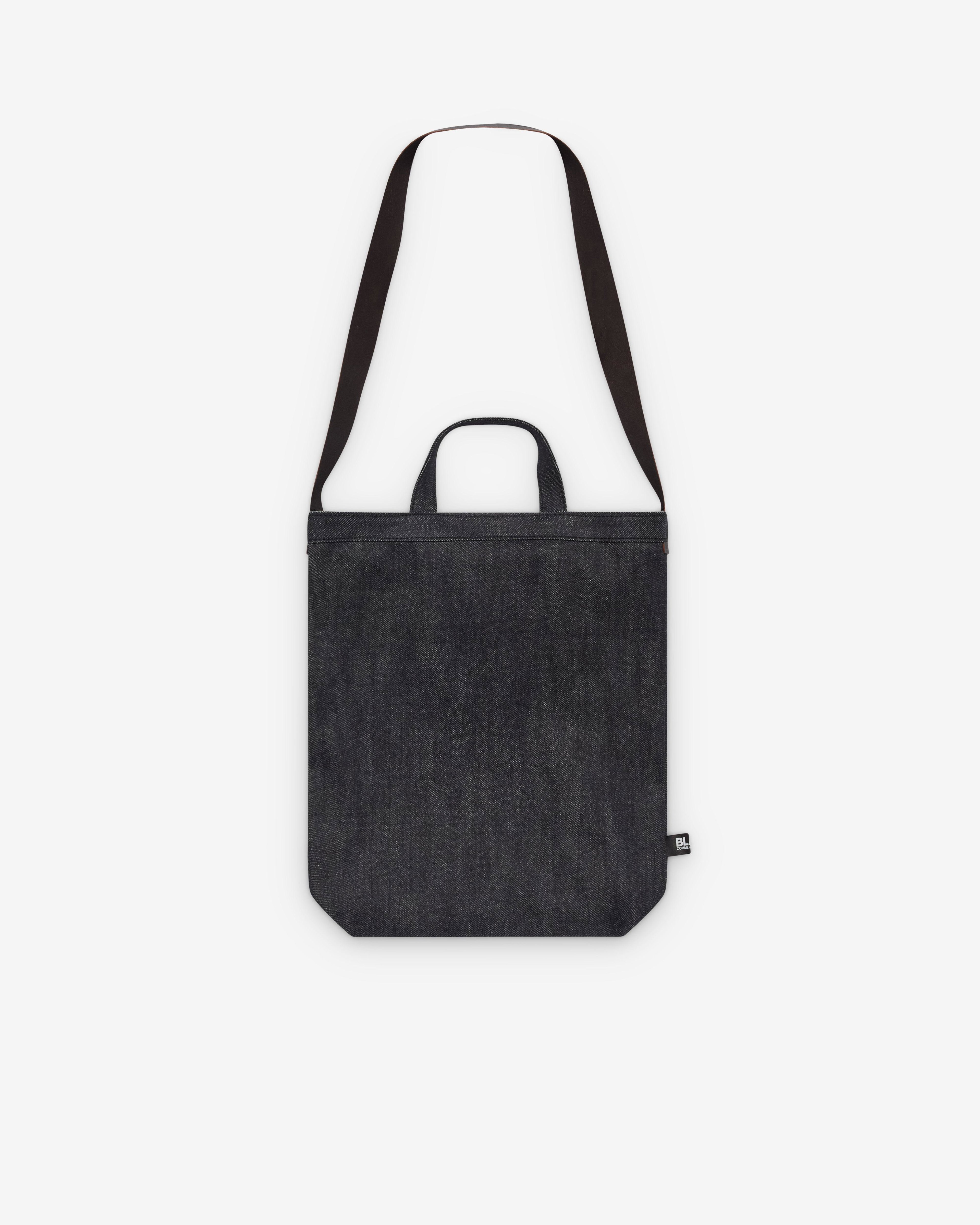 Black Comme des Garçons - Denim Shoulder Bag - (Black/Indigo) by BLACK CDG