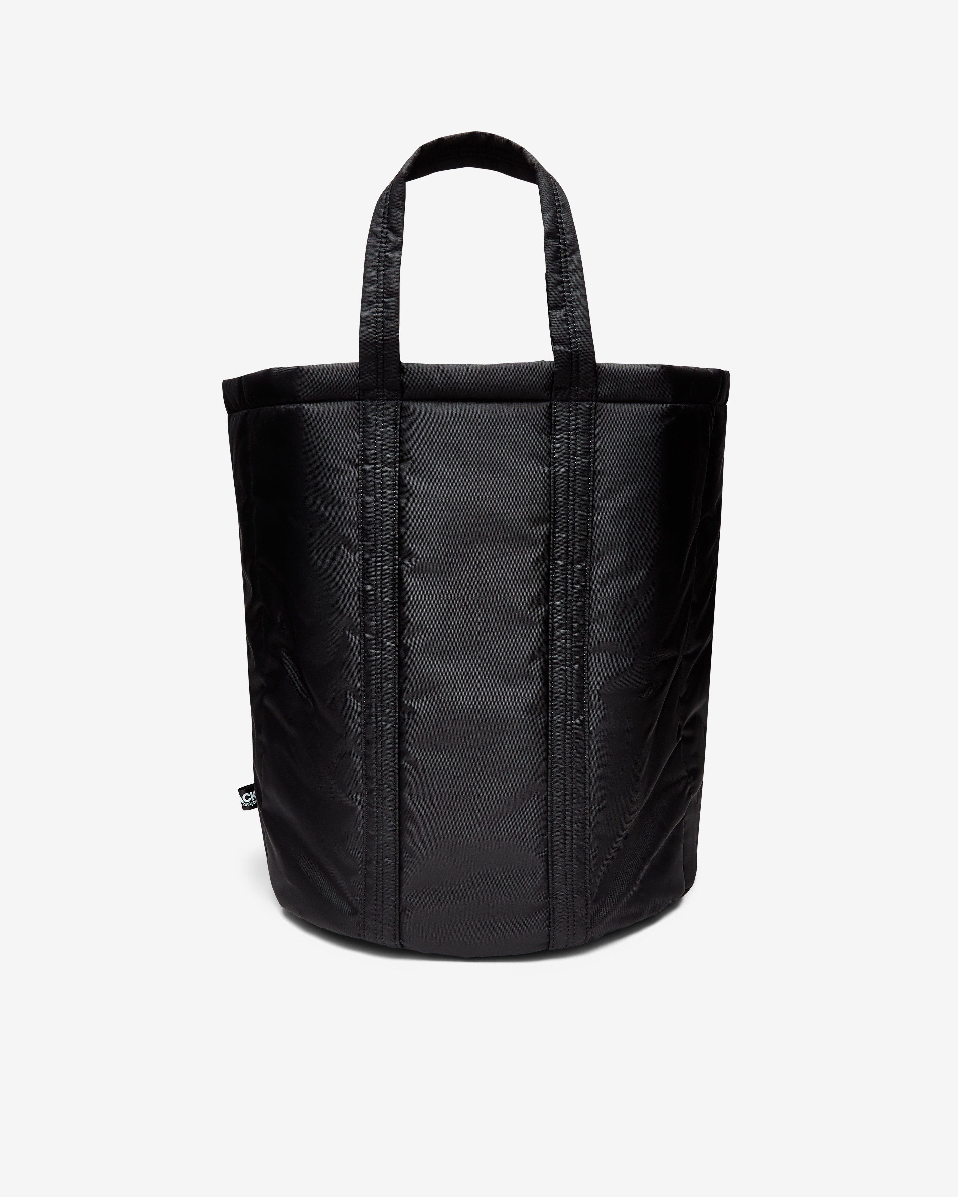 Black Comme des Garçons - Large Circular Tote Bag - (Black) by BLACK CDG