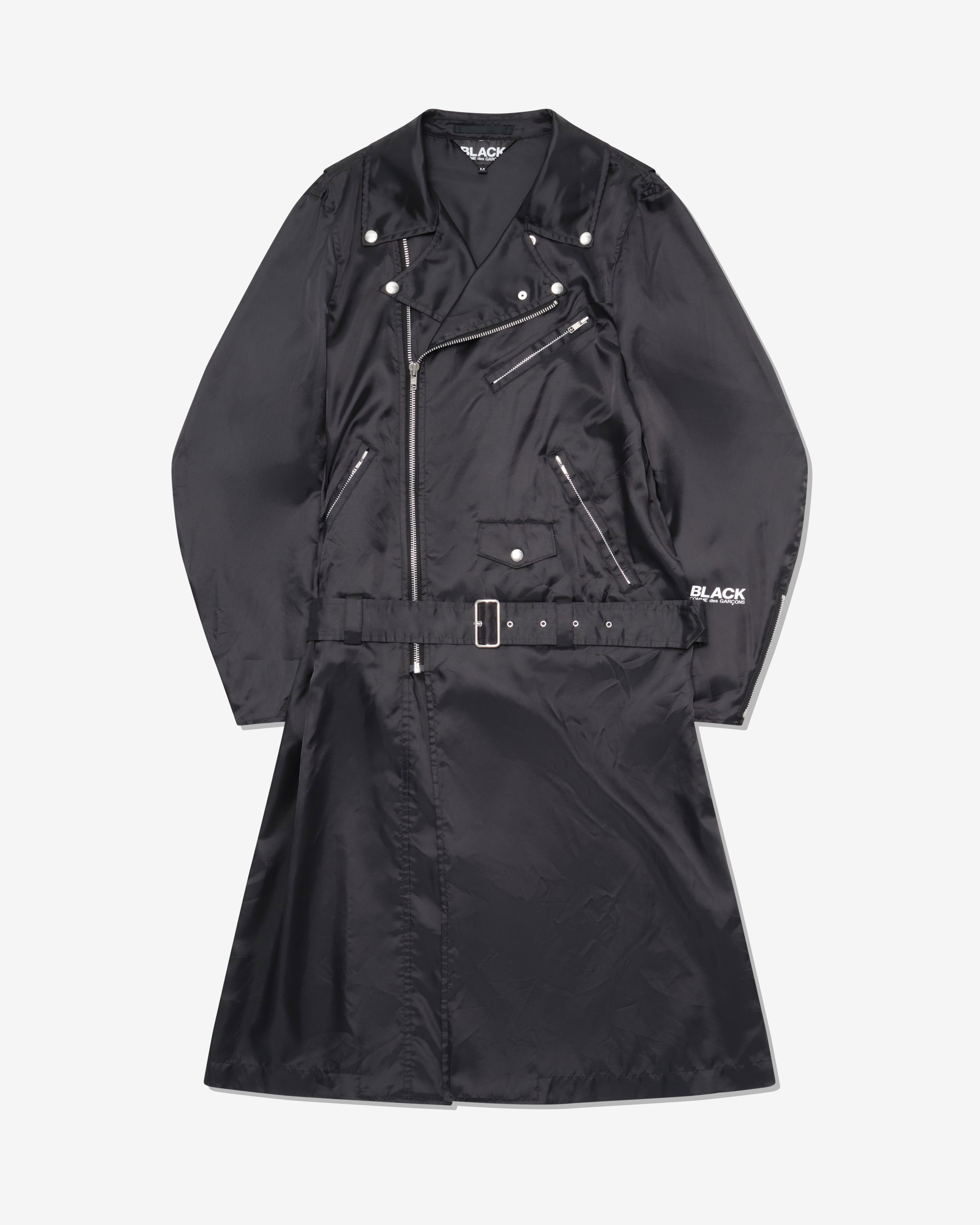 Black Comme des Garçons - Moto Coat - (Black) by BLACK CDG