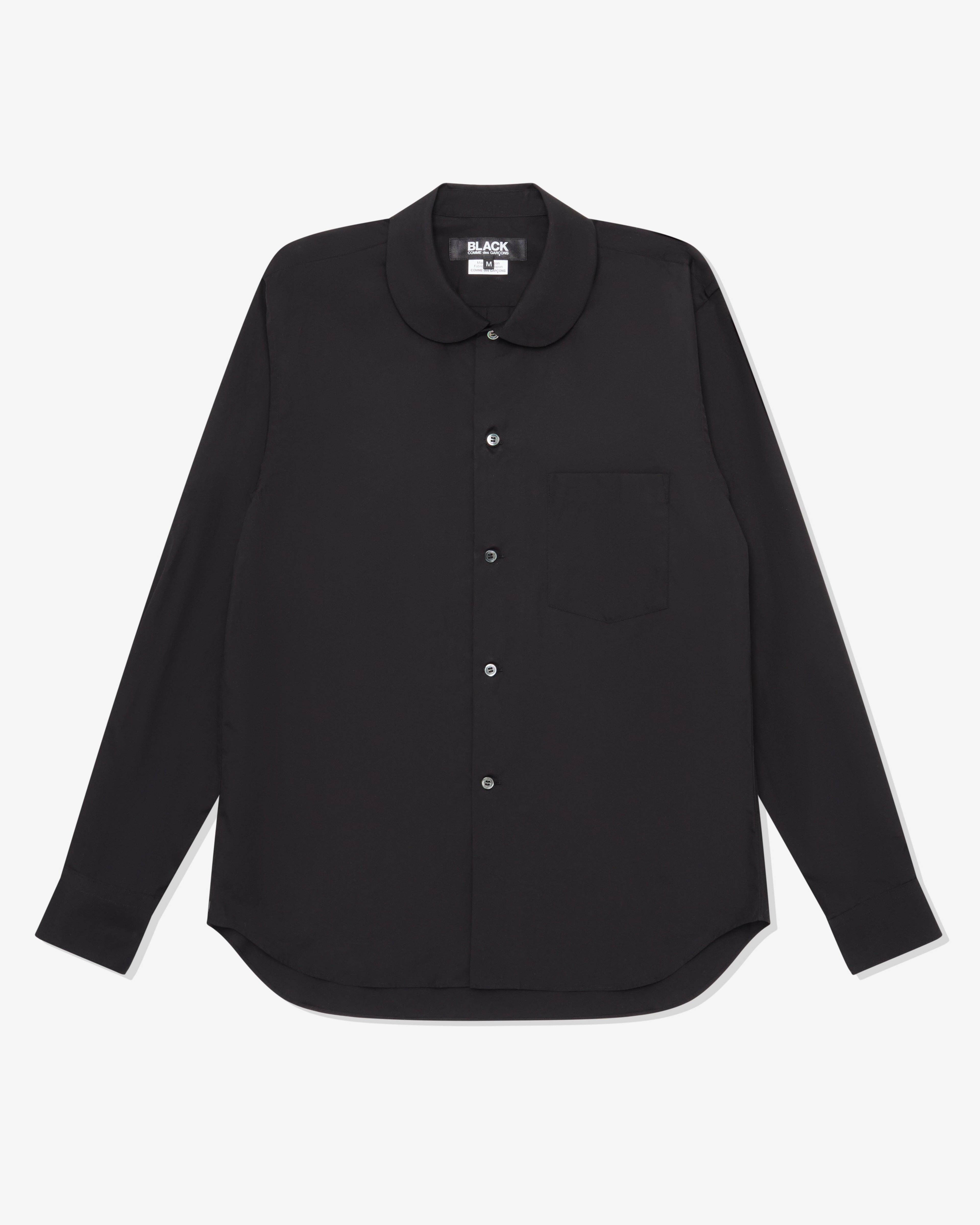Black Comme des Garçons - Peter Pan Collar Blouse - (Black) by BLACK CDG