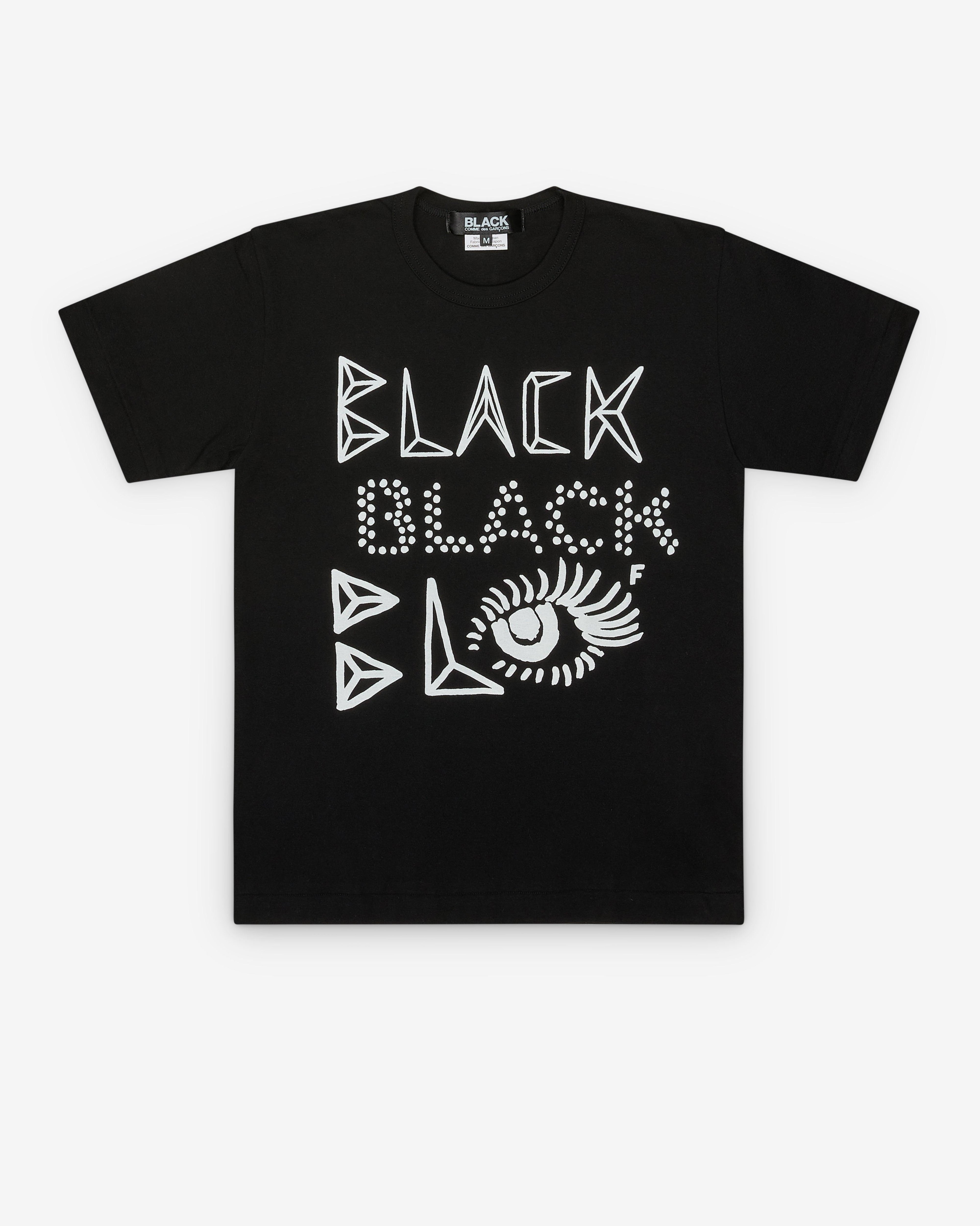 Black Comme des Garçons - Short Sleeve T-Shirt - (Black) by BLACK CDG