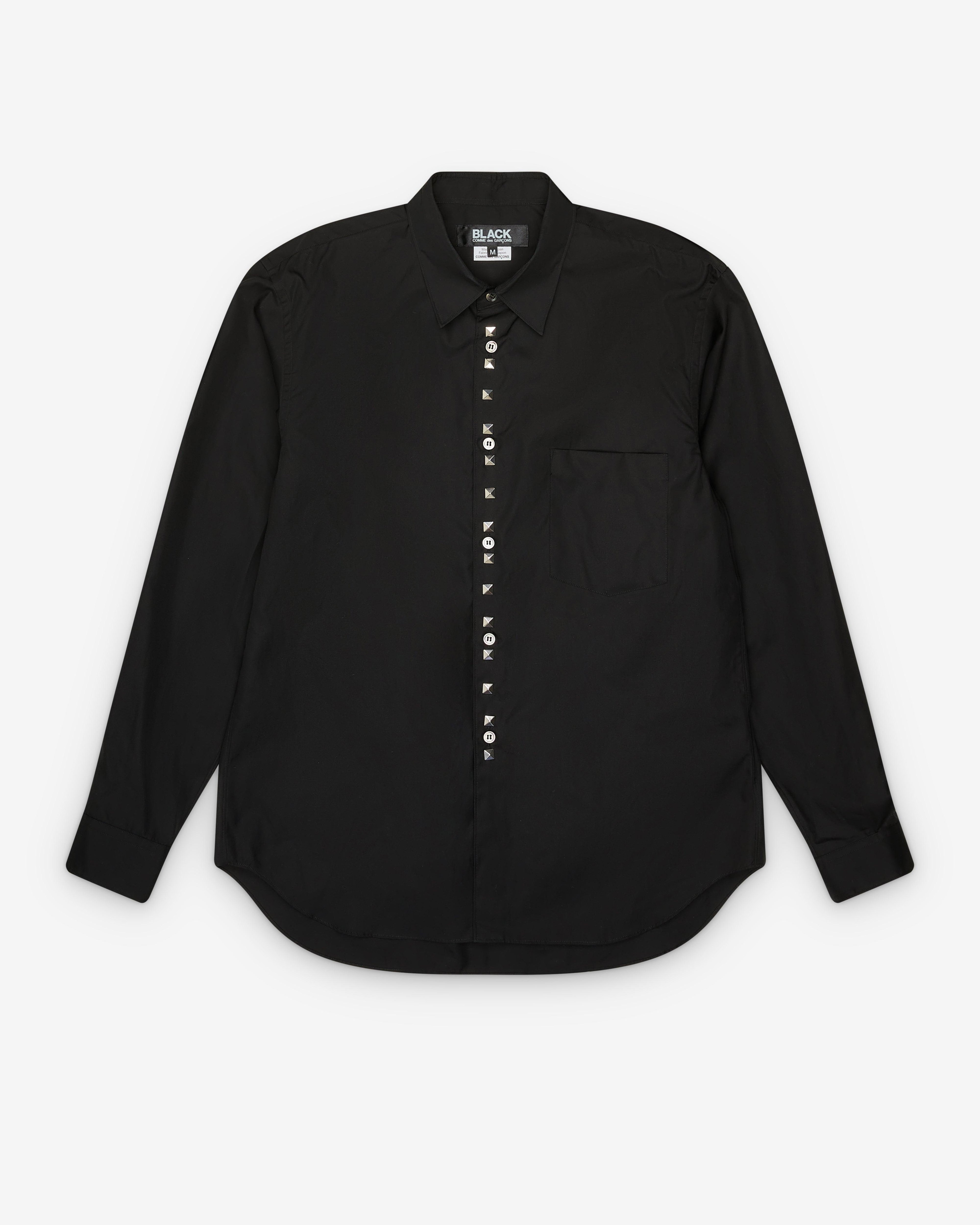 Black Comme des Garçons - Studded Blouse - (Black) by BLACK CDG