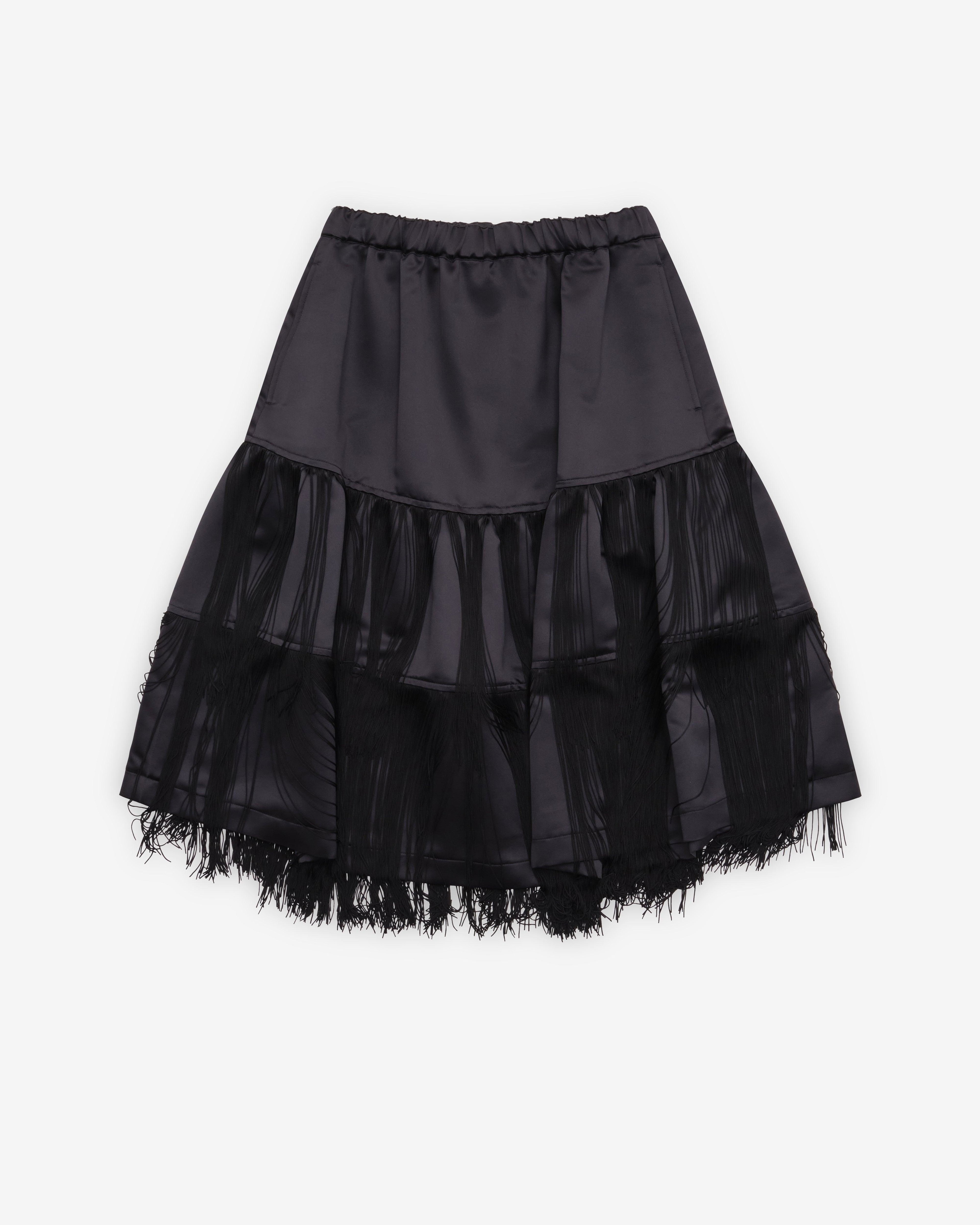 Black Comme des Garçons - Tiered Skirt - (Black) by BLACK CDG