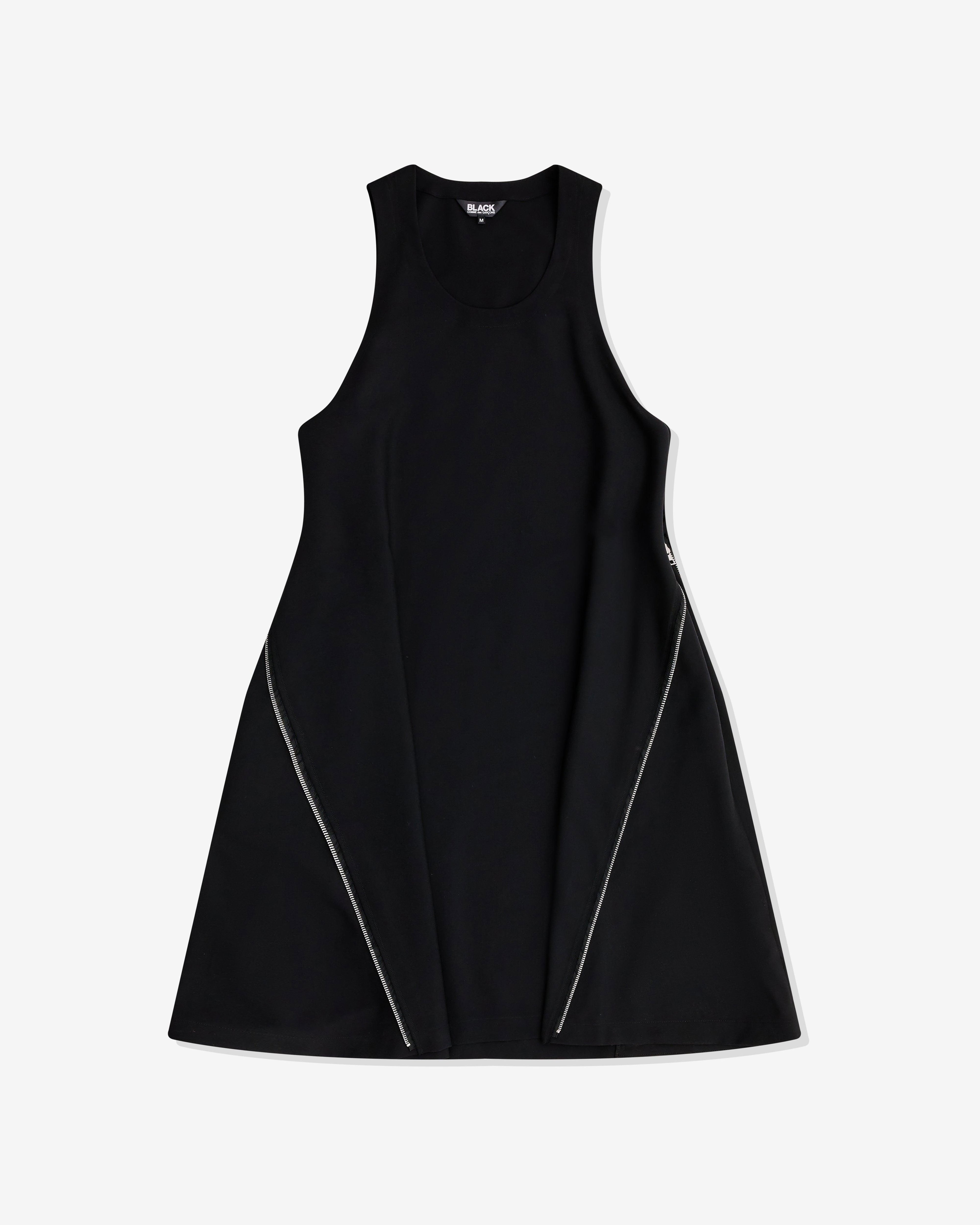 Black Comme des Garçons - Zip Dress - (Black) by BLACK CDG
