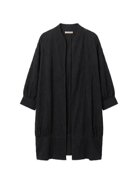 Spoon crinkled oversized jacket by BLACK CRANE