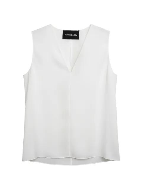 sleeveless V-neck top by BLACK LABEL