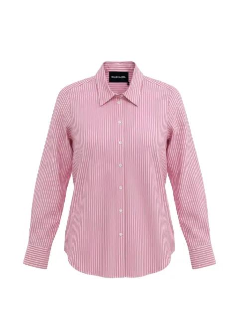 striped long-sleeve shirt by BLACK LABEL
