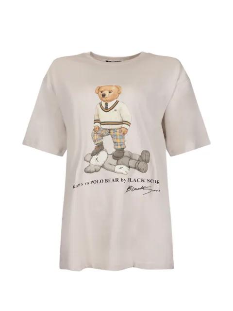 Polo Bear-print T-shirt by BLACK SCORE