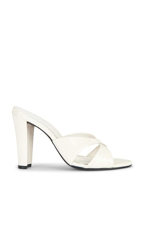 BLACK SUEDE STUDIO Aika 95 Sandal in White by BLACK SUEDE STUDIO