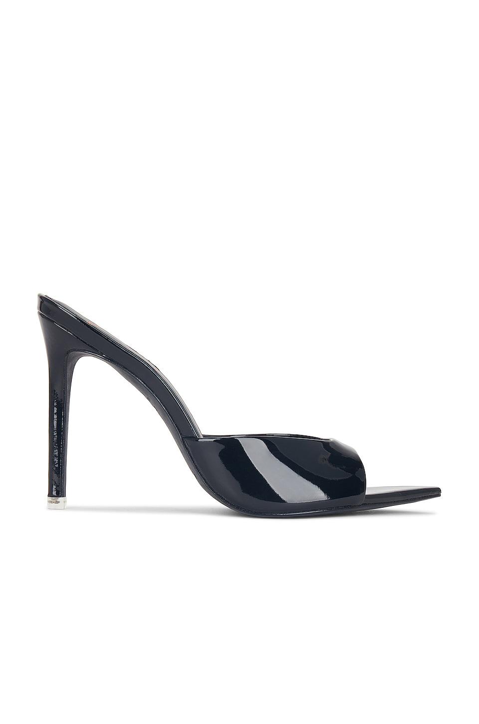 BLACK SUEDE STUDIO Brea Mule in Black by BLACK SUEDE STUDIO
