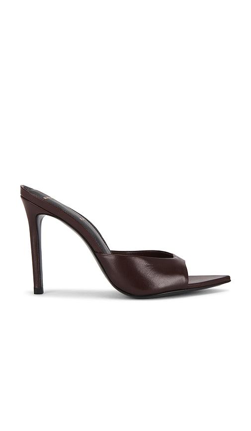 BLACK SUEDE STUDIO Brea Mule in Burgundy by BLACK SUEDE STUDIO