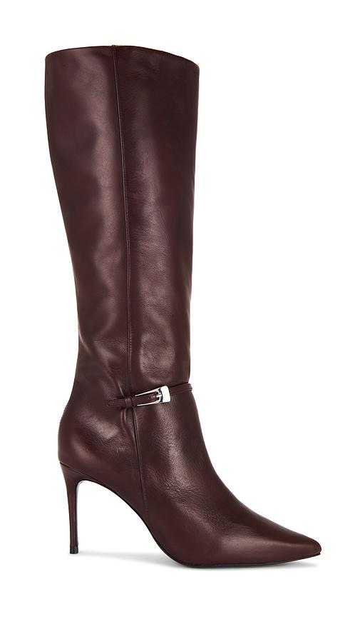 BLACK SUEDE STUDIO Elodie 100 Boot in Burgundy by BLACK SUEDE STUDIO