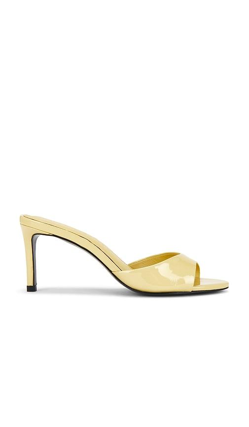 BLACK SUEDE STUDIO Freddie 65 Mule in Yellow by BLACK SUEDE STUDIO