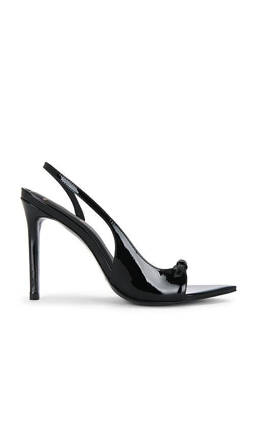 BLACK SUEDE STUDIO Heidi 100 Sandal in Black by BLACK SUEDE STUDIO