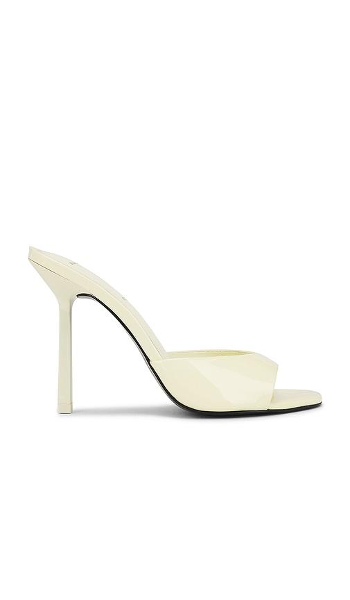 BLACK SUEDE STUDIO Juicy 100 Mule in Lemon by BLACK SUEDE STUDIO