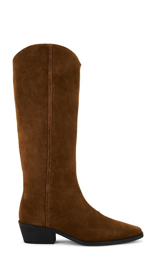 BLACK SUEDE STUDIO Lane Boot in Brown by BLACK SUEDE STUDIO