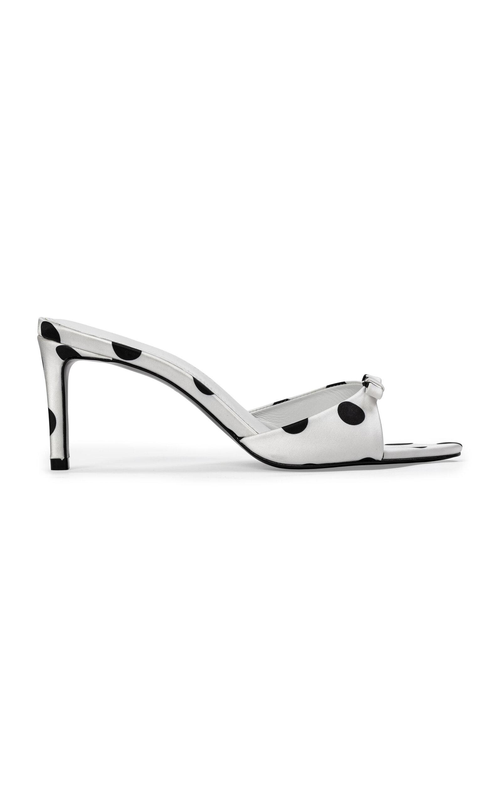 Black Suede Studio Albie 65 Satin Sandals - Moda Operandi by BLACK SUEDE STUDIO