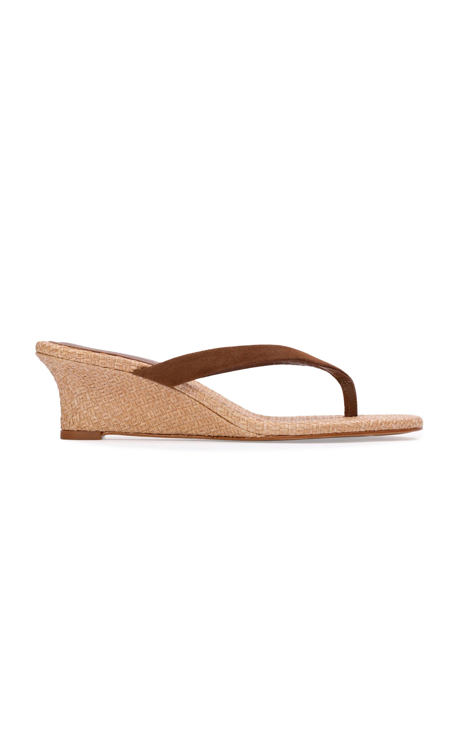 Black Suede Studio Easy Wedge Mules - Moda Operandi by BLACK SUEDE STUDIO