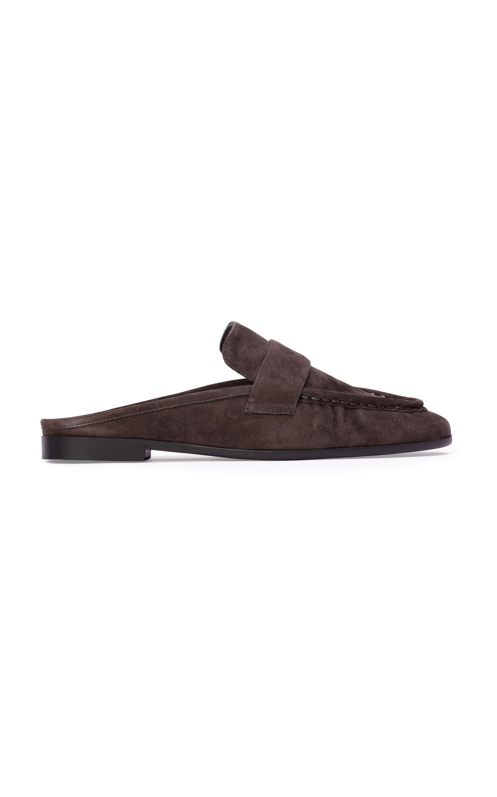 Black Suede Studio Gabby Suede Loafers - Moda Operandi by BLACK SUEDE STUDIO
