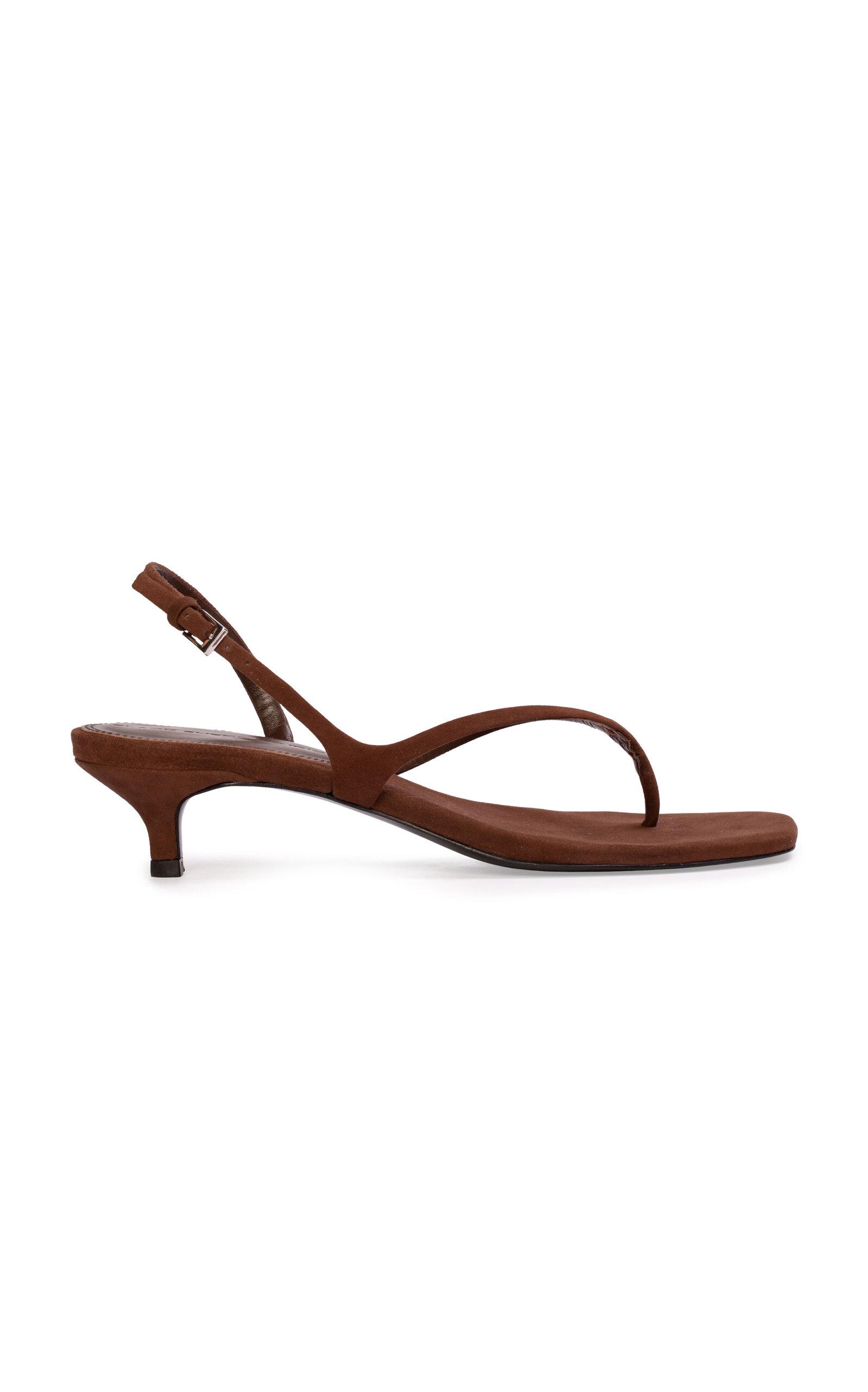 Black Suede Studio Mehak Suede Sandals - Moda Operandi by BLACK SUEDE STUDIO
